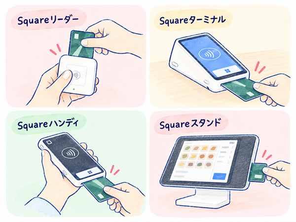 square決済ごとの挿し込み決済