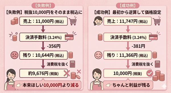 エアペイを使って売上価格を設定する